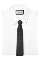 Horsebit Silk Jacquard Tie