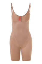 Open-Bust Mid-Thigh Bodysuit
