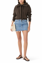 V-Waist Mini Skirt