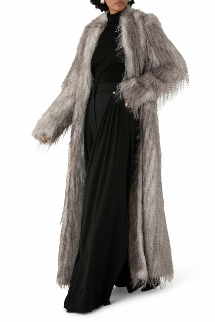 Wool Wide Leg Pants