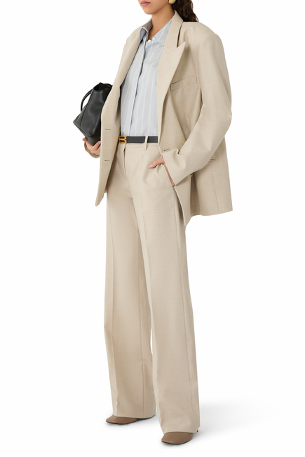 Front-Pleat Classic Trousers