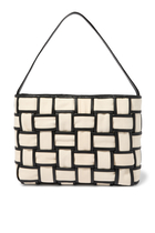 Border Woven Mini Tote