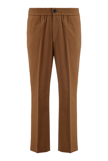 Wool Elasticated Waist Trousers
