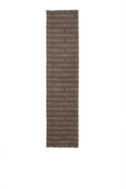 Virgin-Wool and Acrylic Logo Scarf