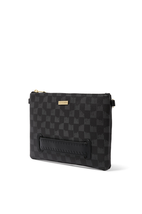 Kids Crown Drip Check x Ka1 Clutch Pouch