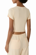 Lauren Crop Slim Fit T-Shirt