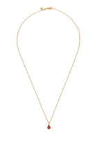 Kids Mini Lady Bug Pendant, 14k Yellow Gold & Enamel