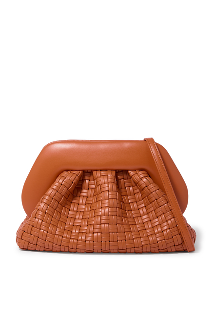 Tia Micro Weaved Clutch Bag 
