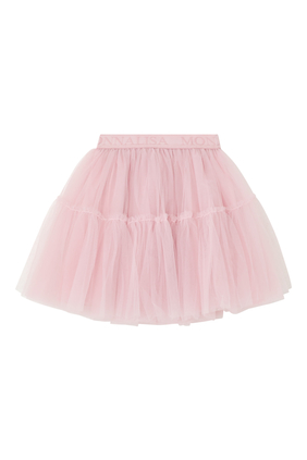 Kids Logo-Waistband Tutu Skirt