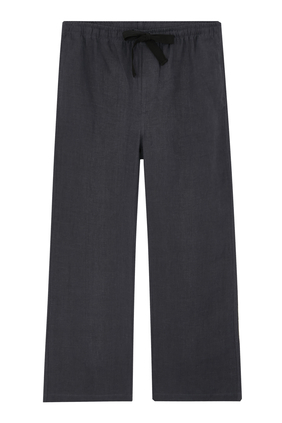 Wide Leg Linen Trousers