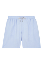 Linen Blend Swim Shorts