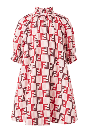 Kids  All-Over Logo Dress 