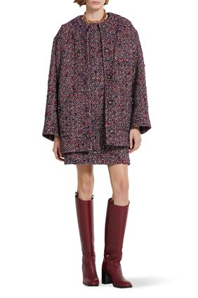 Wool Bouclé Dress