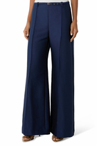 Otis Wide-Leg Belted Pants
