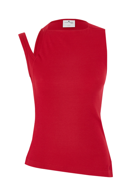 Oblique 90’s Rib Top