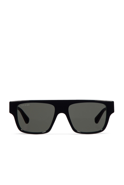 GG1960S Rectangular Frame Sunglasses