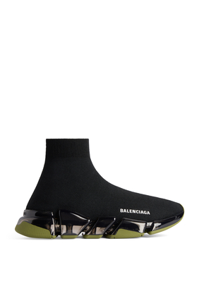 Speed 2.0 Full Clear Sole Recycled Knit Sneakers
