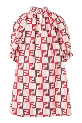 Kids  All-Over Logo Dress 