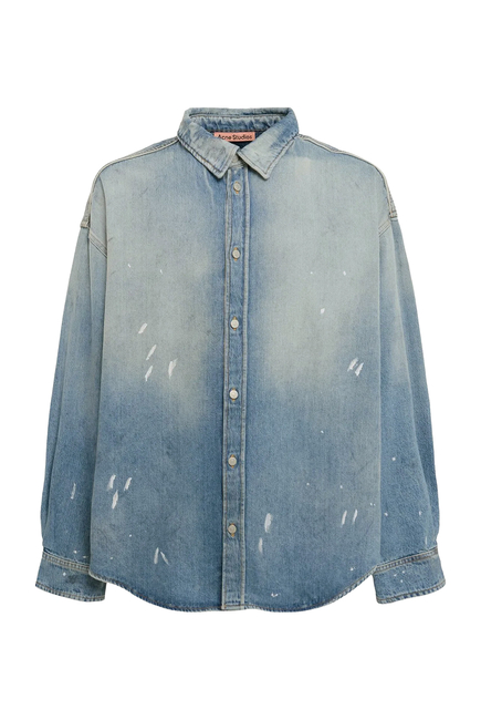 Denim Button-up Shirt