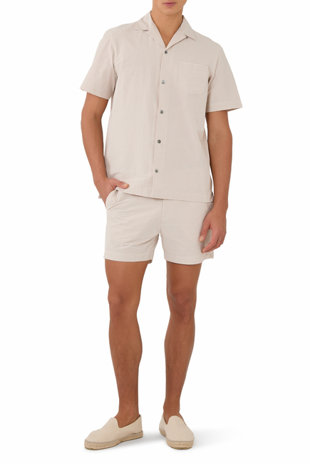 Clipper Stretch Stripe Swim Shorts