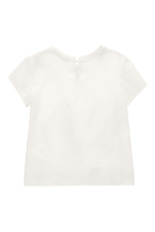 Kids Bow Print Jersey T-Shirt