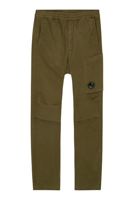 Stretch Sateen Regular Cargo Pants