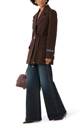  Longline Single-Breasted Jacket