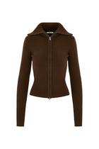 Line Wool Cardigan