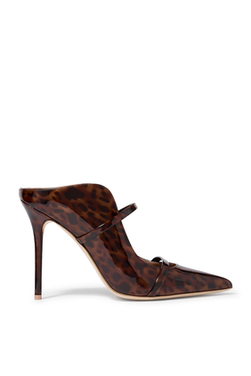 Maureen 100 Leopard Mules