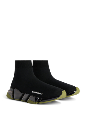 Speed 2.0 Full Clear Sole Recycled Knit Sneakers