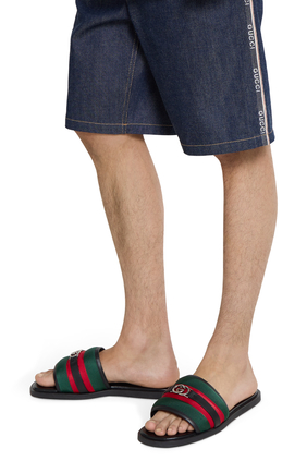 Interlocking G Slide Sandals