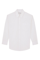 Button Up Shirt with Allover Hotfix
