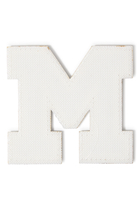 Kids 3" Chenille Sparkle ‘M’ Letter Patch