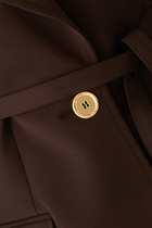  Longline Single-Breasted Jacket