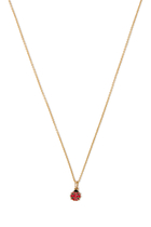 Kids Mini Lady Bug Pendant, 14k Yellow Gold & Enamel