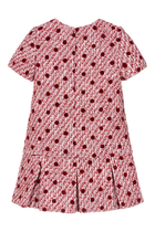 Kids Polka Dot Bouclé Dress