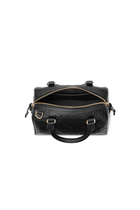 GG Emblem Small Boston Bag
