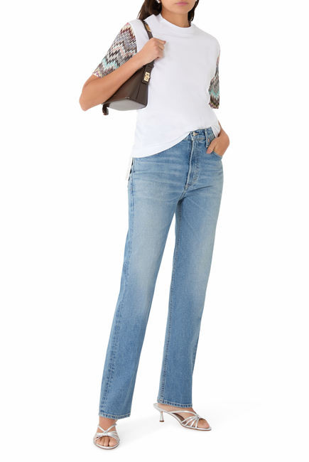 Crewneck Raschel Knit T-shirt