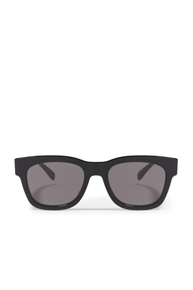 Diagonal Acetate Sunglasses 