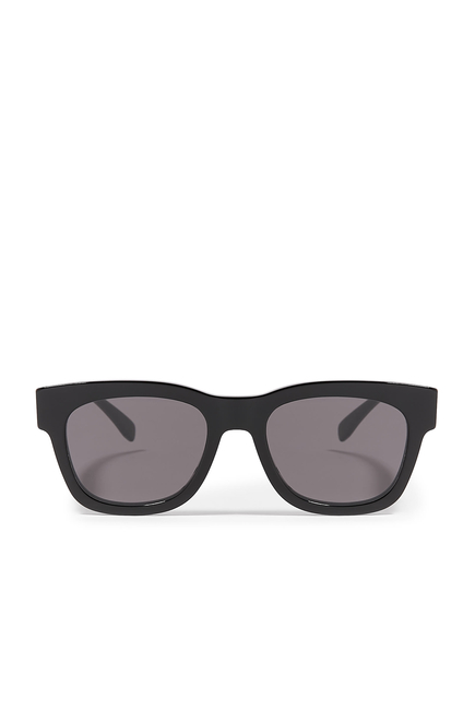 Diagonal Acetate Sunglasses 