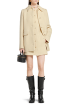 Textured Wool Tweed Dress