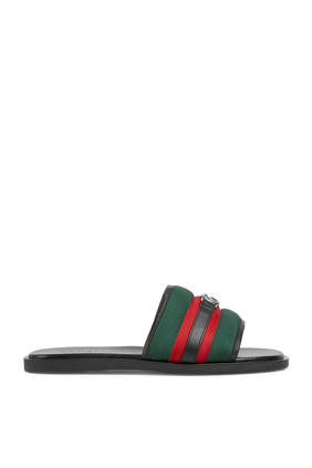 Interlocking G Slide Sandals
