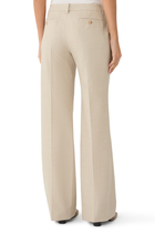 Front-Pleat Classic Trousers
