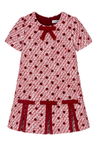 Kids Polka Dot Bouclé Dress