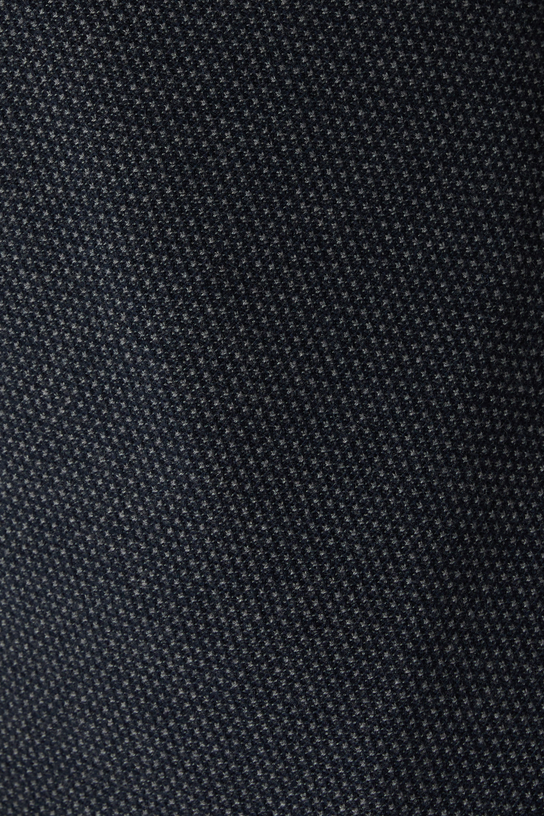 كنزة جيو جاكار بياقة ضيقة مزيج صوف