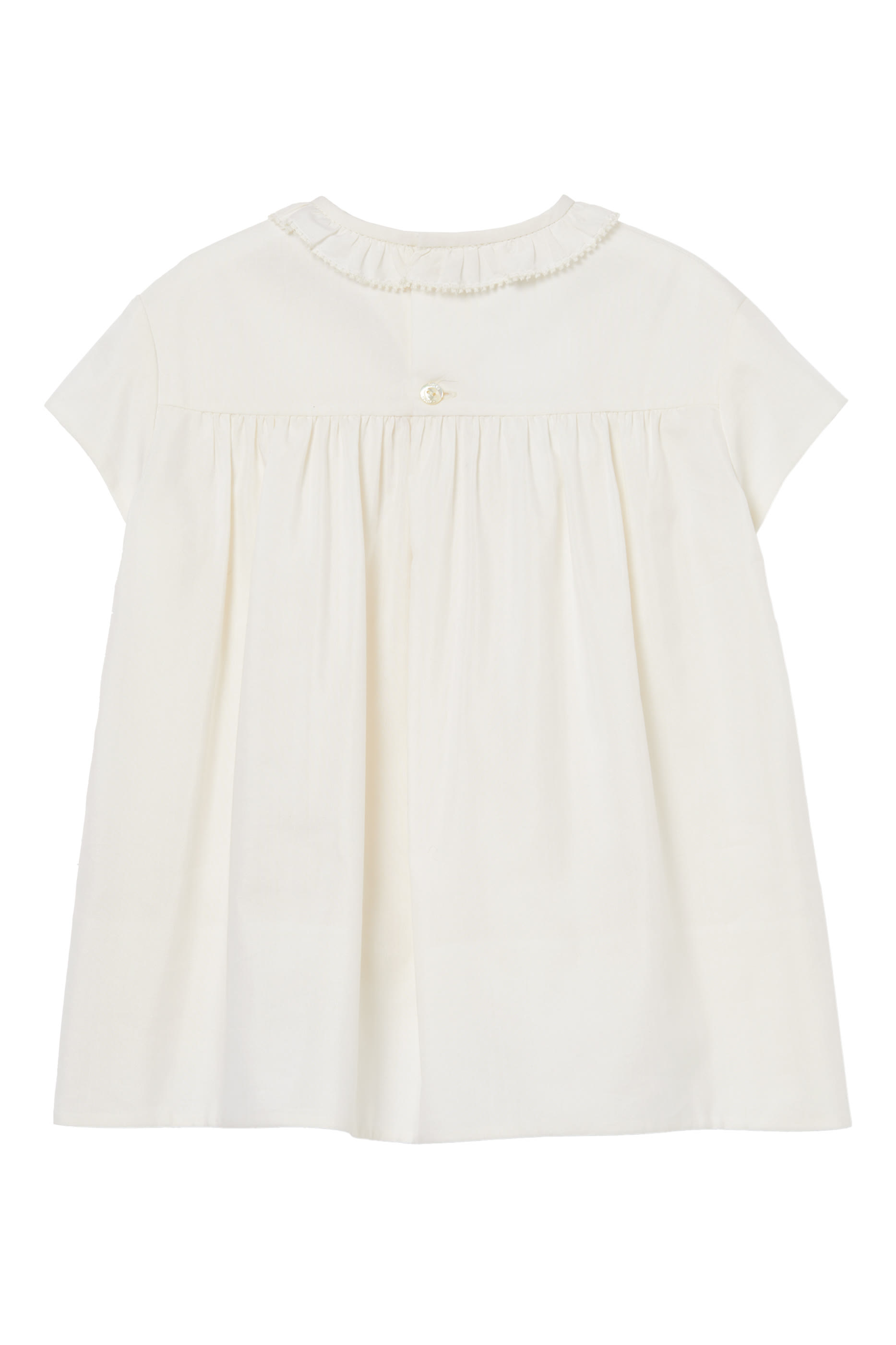 Kids  Embroidered Silk Cotton Dress