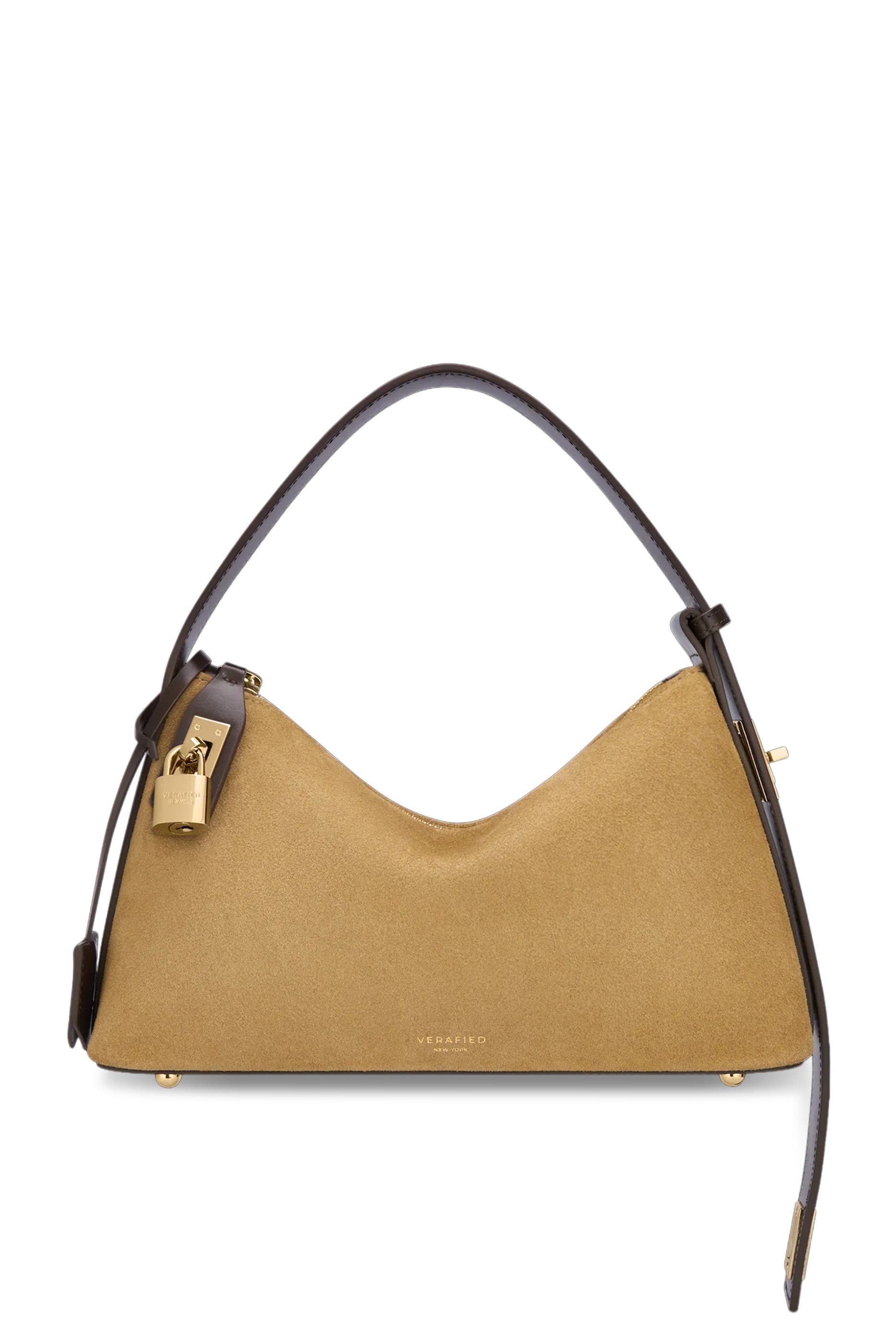 حقيبة هوبو شمواه بحلي بلون ذهبي