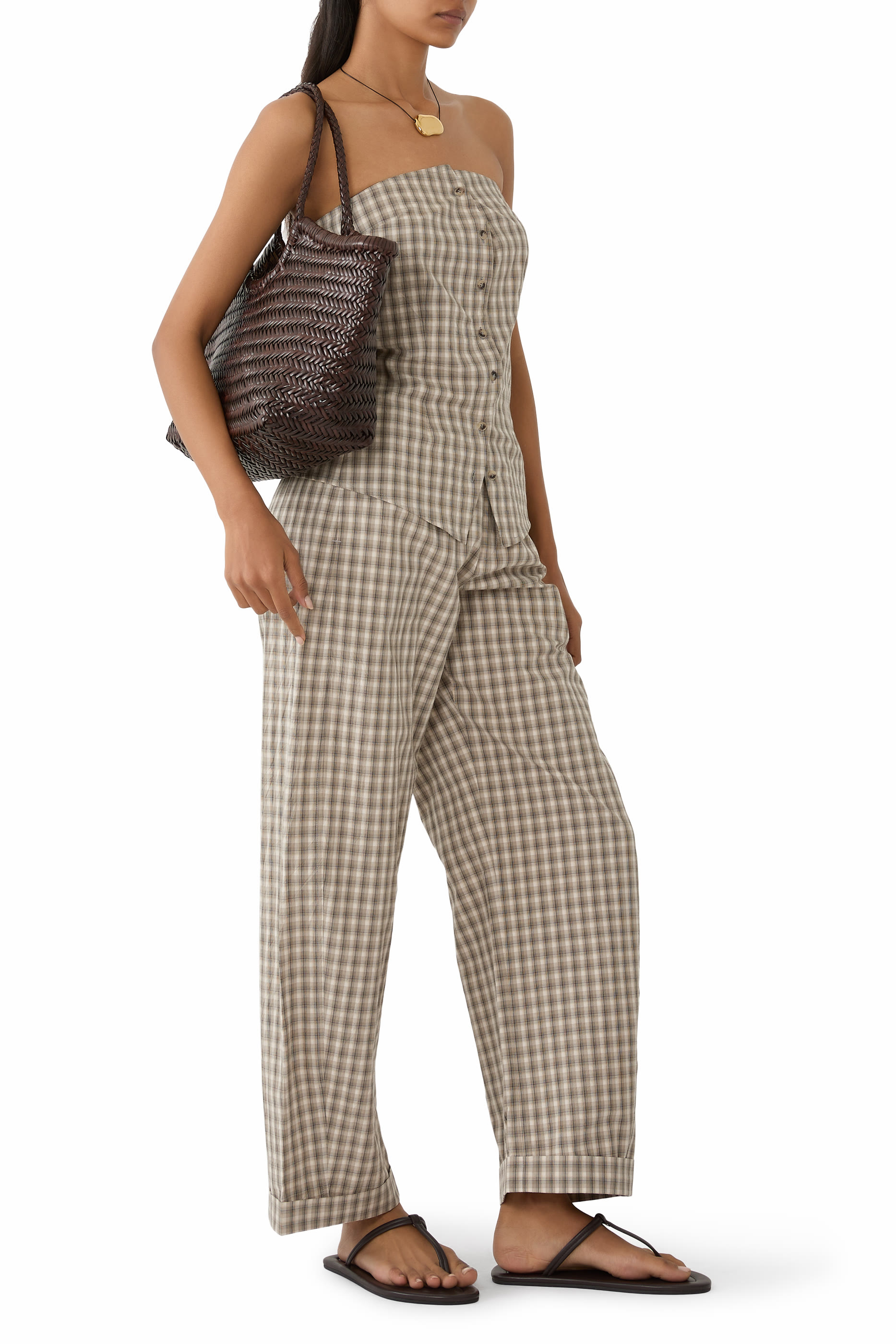 قميص برايتس بنقشة مربعات