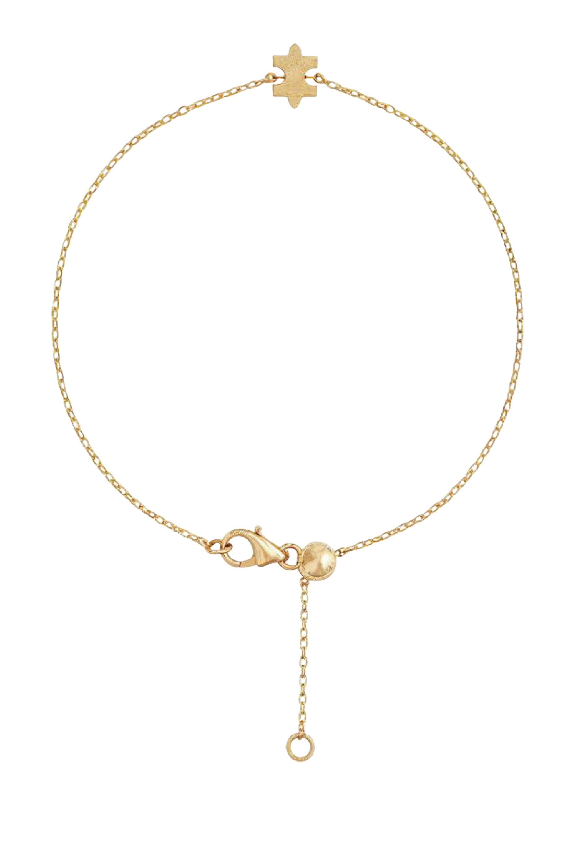 سوار بحلية مميزة للماركة بحجم صغير، ذهب أصفر عيار 18