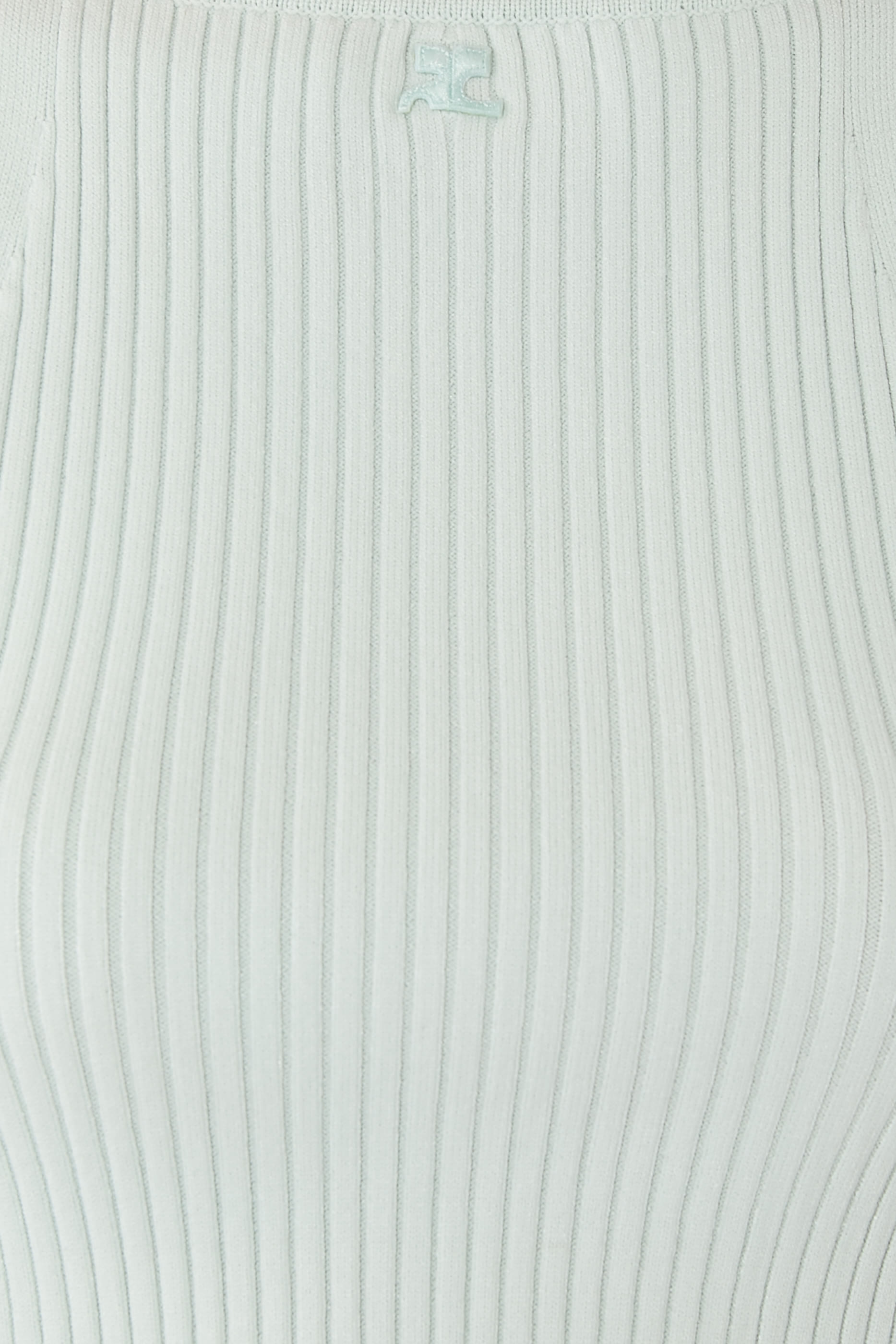 بلوزة بوينتي بلا أكمام نسيج مضلع